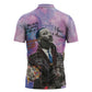 Martin Luther King Jr Zipper Polo Shirt I Have a Dream Graffiti Style - African Pride