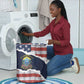 54th Massachusetts Infantry Regiment Laundry Basket American Flag Heritage - African Pride
