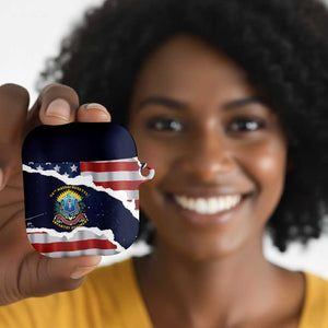 54th Massachusetts Infantry Regiment AirPods Case American Flag Heritage - African Pride