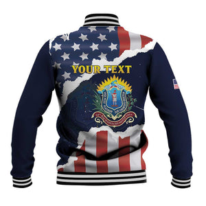 Personalized 54th Massachusetts Infantry Regiment Baseball Jacket American Flag Heritage - African Pride