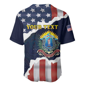 Personalized 54th Massachusetts Infantry Regiment Baseball Jersey American Flag Heritage - African Pride
