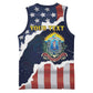 Personalized 54th Massachusetts Infantry Regiment Basketball Jersey American Flag Heritage - African Pride