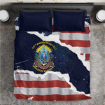 54th Massachusetts Infantry Regiment Bedding Set American Flag Heritage - African Pride