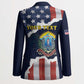 Personalized 54th Massachusetts Infantry Regiment Blazer American Flag Heritage - African Pride