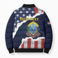 Personalized 54th Massachusetts Infantry Regiment Bomber Puffer Jacket American Flag Heritage - African Pride