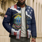 Personalized 54th Massachusetts Infantry Regiment Bomber Puffer Jacket American Flag Heritage - African Pride