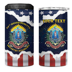 Personalized 54th Massachusetts Infantry Regiment 4 in 1 Can Cooler Tumbler American Flag Heritage - African Pride