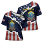 Personalized 54th Massachusetts Infantry Regiment Cross Shoulder Shirt American Flag Heritage - African Pride