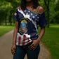 Personalized 54th Massachusetts Infantry Regiment Cross Shoulder Shirt American Flag Heritage - African Pride