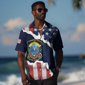 Personalized 54th Massachusetts Infantry Regiment Hawaiian Shirt American Flag Heritage - African Pride