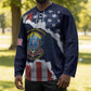 Personalized 54th Massachusetts Infantry Regiment Hockey Jersey American Flag Heritage - African Pride