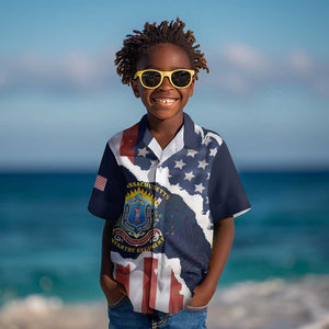 Personalized 54th Massachusetts Infantry Regiment Kid Hawaiian Shirt American Flag Heritage - African Pride