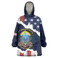 Personalized 54th Massachusetts Infantry Regiment Kid Wearable Blanket Hoodie American Flag Heritage - African Pride