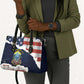 54th Massachusetts Infantry Regiment Leather Bag American Flag Heritage - African Pride