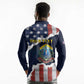 Personalized 54th Massachusetts Infantry Regiment Long Sleeve Polo Shirt American Flag Heritage - African Pride
