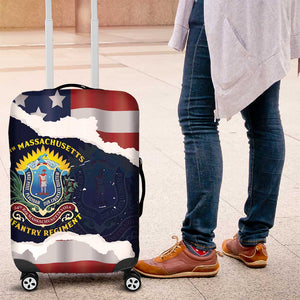54th Massachusetts Infantry Regiment Luggage Cover American Flag Heritage - African Pride