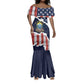Personalized 54th Massachusetts Infantry Regiment Mermaid Dress American Flag Heritage - African Pride