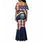 Personalized 54th Massachusetts Infantry Regiment Mermaid Dress American Flag Heritage - African Pride