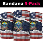 54th Massachusetts Infantry Regiment Neck Gaiter American Flag Heritage - African Pride