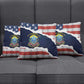 54th Massachusetts Infantry Regiment Pillow Cover American Flag Heritage - African Pride