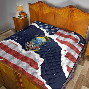 54th Massachusetts Infantry Regiment Quilt American Flag Heritage - African Pride
