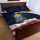 54th Massachusetts Infantry Regiment Quilt Bed Set American Flag Heritage - African Pride