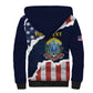 Personalized 54th Massachusetts Infantry Regiment Sherpa Hoodie American Flag Heritage - African Pride