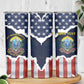Personalized 54th Massachusetts Infantry Regiment Skinny Tumbler American Flag Heritage - African Pride