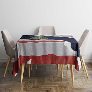 54th Massachusetts Infantry Regiment Tablecloth American Flag Heritage - African Pride