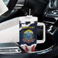 Personalized 54th Massachusetts Infantry Regiment Tumbler With Handle American Flag Heritage - African Pride