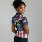 Personalized 54th Massachusetts Infantry Regiment Women Polo Shirt American Flag Heritage - African Pride