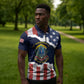 Personalized 54th Massachusetts Infantry Regiment Zipper Polo Shirt American Flag Heritage - African Pride