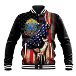 54th Massachusetts Infantry Regiment Baseball Jacket Flag of Freedom - African Pride