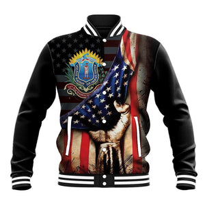 54th Massachusetts Infantry Regiment Baseball Jacket Flag of Freedom - African Pride