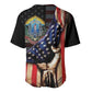 54th Massachusetts Infantry Regiment Baseball Jersey Flag of Freedom - African Pride