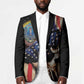 54th Massachusetts Infantry Regiment Blazer Flag of Freedom - African Pride