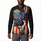 54th Massachusetts Infantry Regiment Button Sweatshirt Flag of Freedom