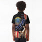 54th Massachusetts Infantry Regiment Kid Polo Shirt Flag of Freedom - African Pride