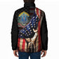 54th Massachusetts Infantry Regiment Padded Jacket Flag of Freedom - African Pride