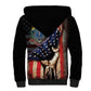 54th Massachusetts Infantry Regiment Sherpa Hoodie Flag of Freedom - African Pride