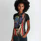 54th Massachusetts Infantry Regiment Women Polo Shirt Flag of Freedom - African Pride