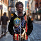 54th Massachusetts Infantry Regiment Zip Hoodie Flag of Freedom - African Pride