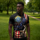 54th Massachusetts Infantry Regiment Zipper Polo Shirt Flag of Freedom - African Pride