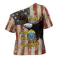 54th Massachusetts Infantry Regiment Cross Shoulder Shirt American Eagle - African Pride