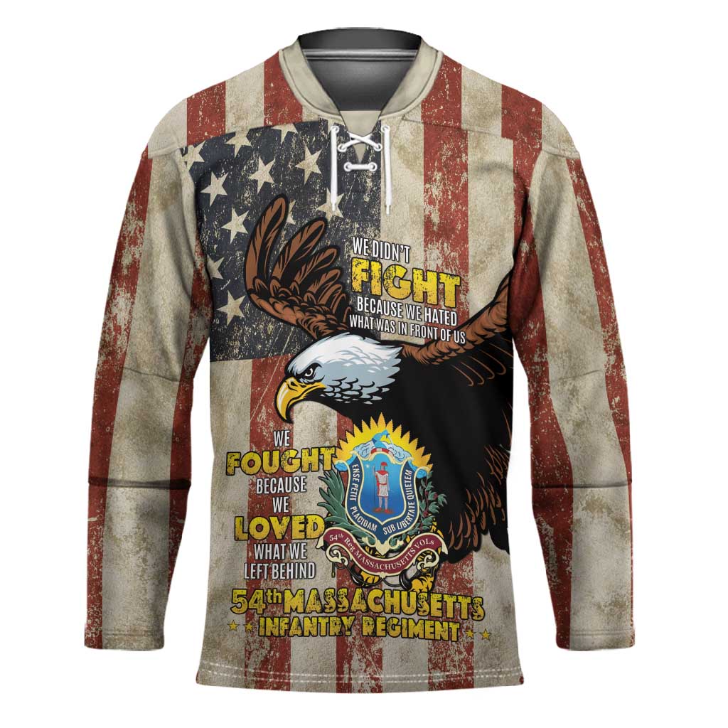 54th Massachusetts Infantry Regiment Hockey Jersey American Eagle - African Pride