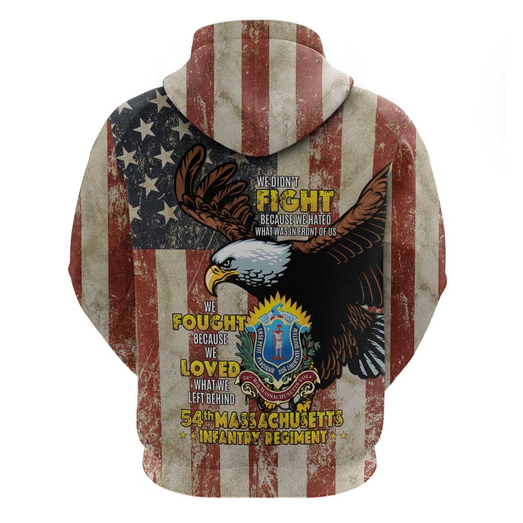 54th Massachusetts Infantry Regiment Hoodie American Eagle - African Pride