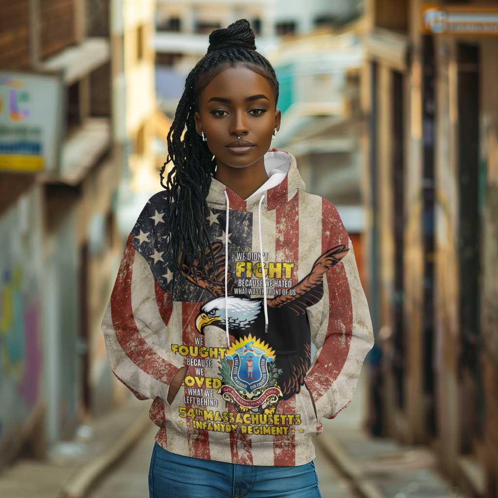 54th Massachusetts Infantry Regiment Hoodie American Eagle - African Pride