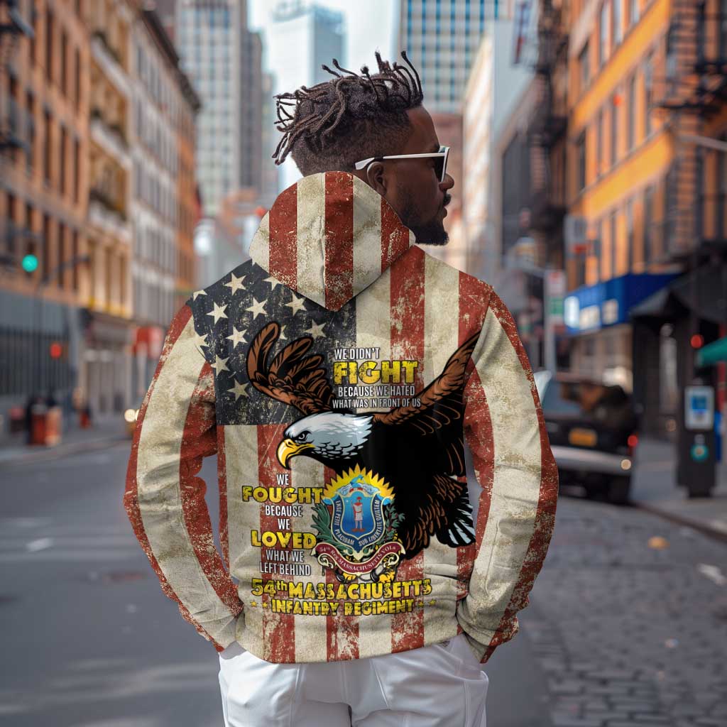 54th Massachusetts Infantry Regiment Hoodie American Eagle - African Pride