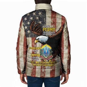 54th Massachusetts Infantry Regiment Padded Jacket American Eagle - African Pride