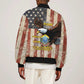 54th Massachusetts Infantry Regiment Sleeve Zip Bomber Jacket American Eagle - African Pride